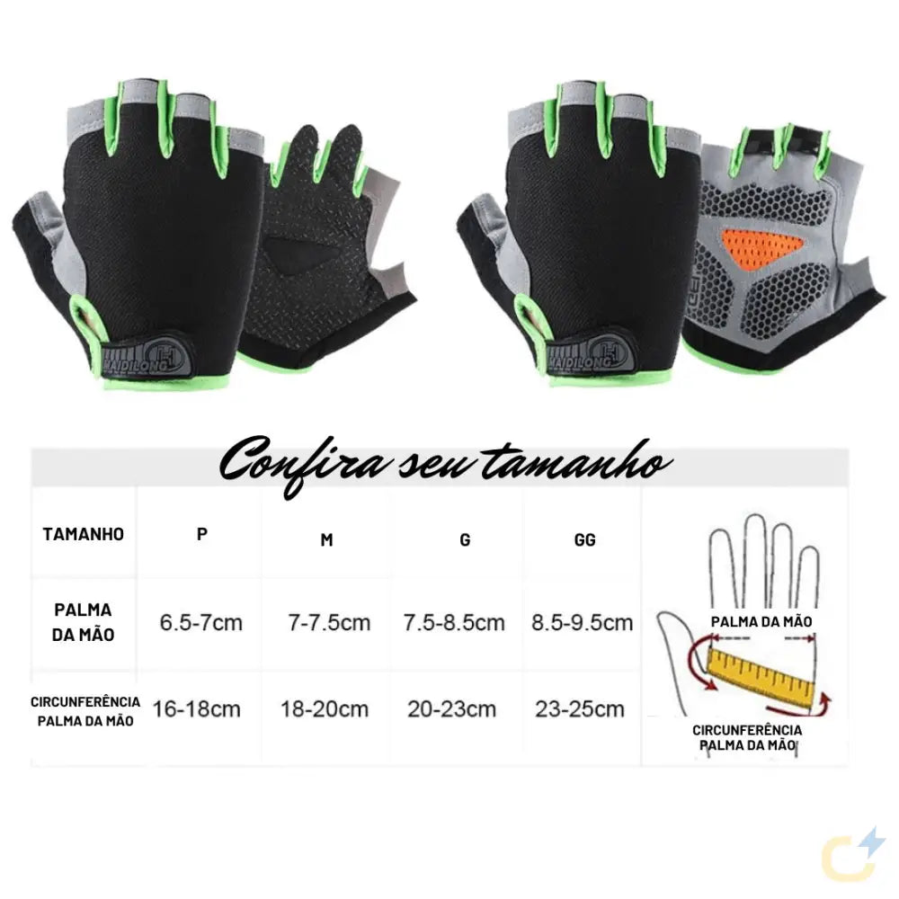 Luva Meio Dedo SuperGel Sport