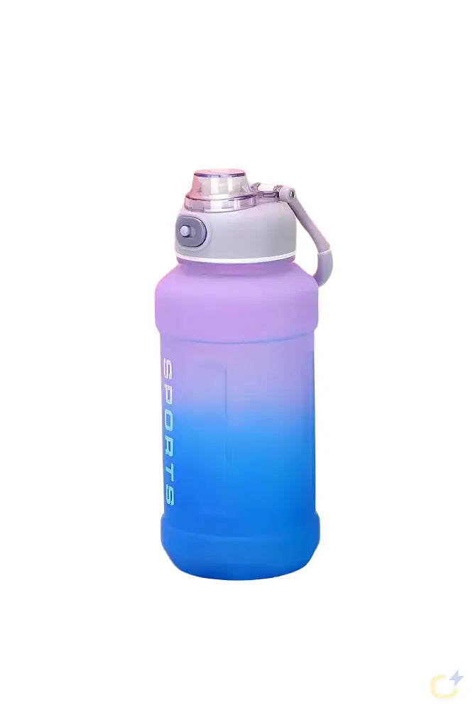 Garrafa de Água de Plástico Fosco Esportiva 1300ml