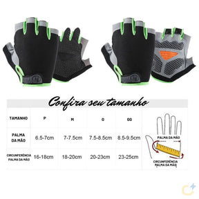 Luva Meio Dedo SuperGel Sport