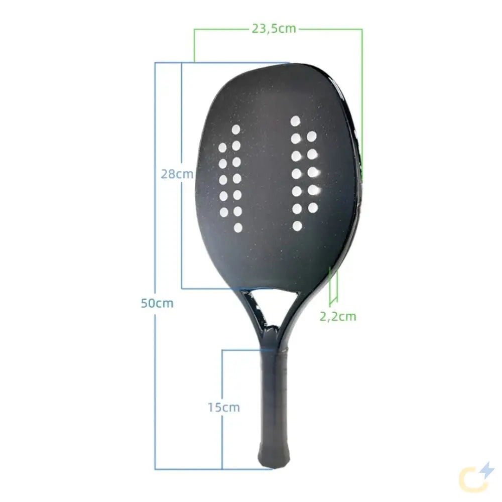 Raquete de Carbono 3k para Beach Tennis Ateneia