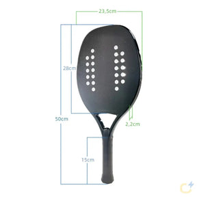 Raquete de Carbono 3k para Beach Tennis Ateneia