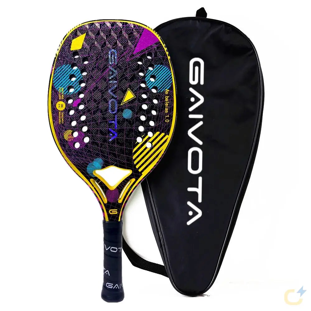 Raquete de Carbono 3K para Beach Tennis Poseidon